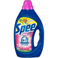 6× Spee 4in1 Vollwaschmittel Waschmittel Farbschutz Color Aktiv Gel 990ml 22 WL