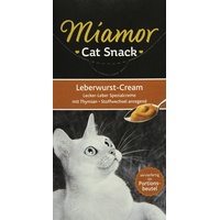 Miamor Cat Snack Leberwurst-Cream 11x6x15g