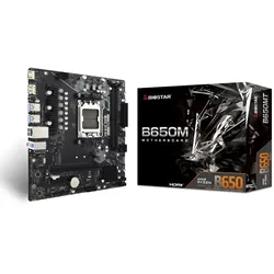Biostar B650MT, AMD, Sockel AM5, AMD RyzenTM 7, Sockel AM5, DDR5-SDRAM, 96 GB
