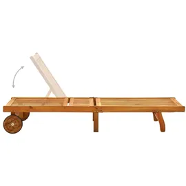 vidaXL Sonnenliege 114 x 63 x 85 cm Grau