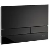 Kronenbach Plantec 2.0 Cube 60 Betätigungsplatte Schwarz/Glanz verchromt