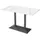 360Home Esszimmertisch 120 x 75 x 60 cm schwarz/weiß