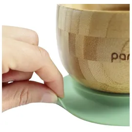 pandoo Kindergeschirr Set Bambus/Silikon
