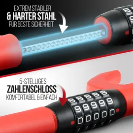 Heyner HEYNER® Lenkradsperre Zahlenschloss Diebstahlsicherung für PKW extra lang