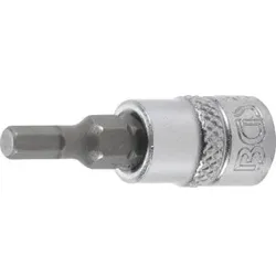BGS Bit-Einsatz Antrieb Innenvierkant 6,3 mm Innensechskant 4 mm