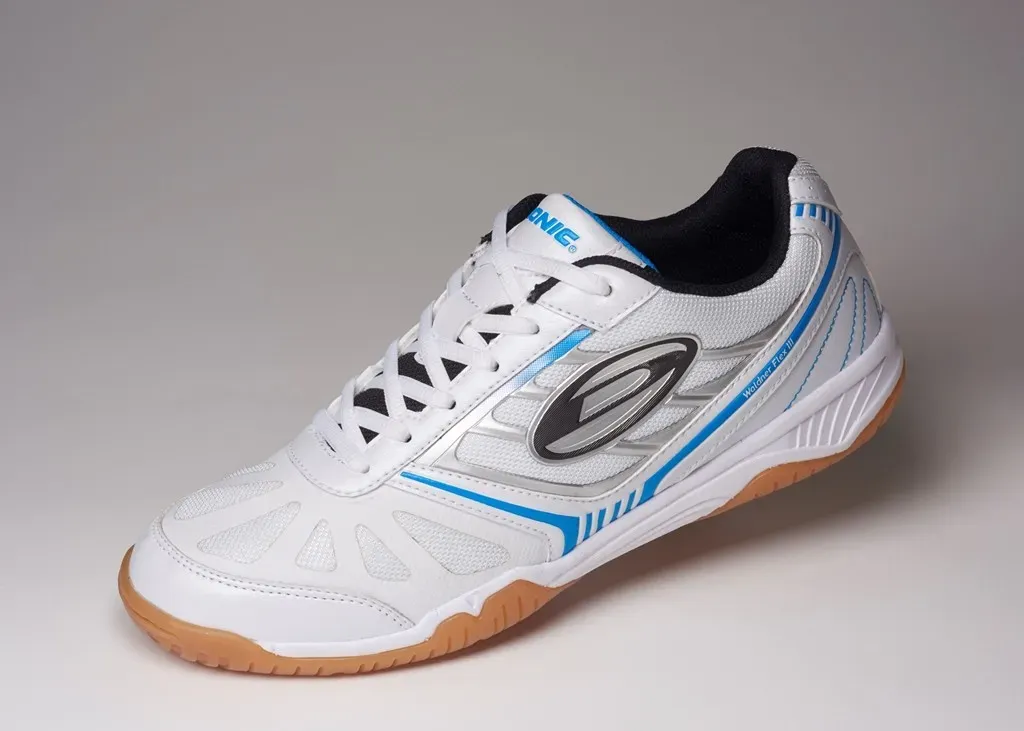 Donic Schuh Waldner Flex III weiss/cyan/schwarz 44 - 44