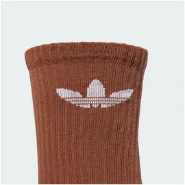 adidas Trefoil Cushion Crew Socken 6er Pack Beige/Weiß 43-45