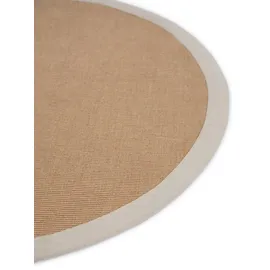 carpetfine Sisal Sisalteppich Ø 60 cm Beige