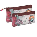 Forever Ninette Swing-Set von Zwei Kosmetiktaschen, Mehrfarbig