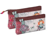 Forever Ninette Swing-Set von Zwei Kosmetiktaschen, Mehrfarbig