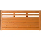 BM Massivholz Sichtschutzelement 180 x 90 cm braun Massivholz