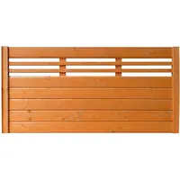 BM Massivholz Sichtschutzelement 180 x 90 cm braun Massivholz