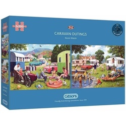 Gibsons G5057 Puzzle 2 x 500 pcs. Caravan Outings