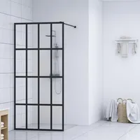 vidaXL Duschwand für Walk-in Dusche Klares Sicherheitsglas 80x195 cm