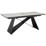KADIMA DESIGN Esszimmertisch 180 - 260 cm Ausziehbar Keramik Glas , in Weiß | Gr.: onesize