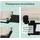 Relaxdays Ausziehbare Tastaturablage zum Klemmen, Schwarz
