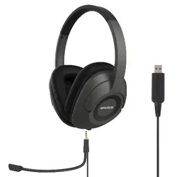Koss SB42 USB, Kabelgebunden, Anrufe/Musik, Kopfhörer, Schwarz