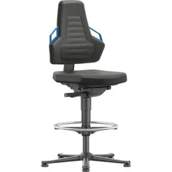 Stuhl Nexxit 3 Gleiter Polster Griff blau