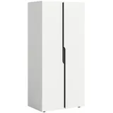 Möbel Boss Drehtürenschrank Anga 80 x 180 x 51 cm Weiß