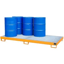 Bauer Südlohn Auffangwanne AW-8, lackiert, Gelborange