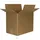 TransPak Wellpapp-Faltkarton, 2-wellig, 390x250x330mm, Qualität 2.20bc braun, Braun
