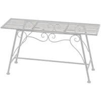 Gravidus Gartenbank LORIN Bank Terrasse Balkon Weiß
