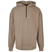 URBAN CLASSICS Overdyed Camp Sweatshirt Dark khaki S