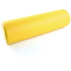Nackenrolle mit Kunstlederbezug - Gelb