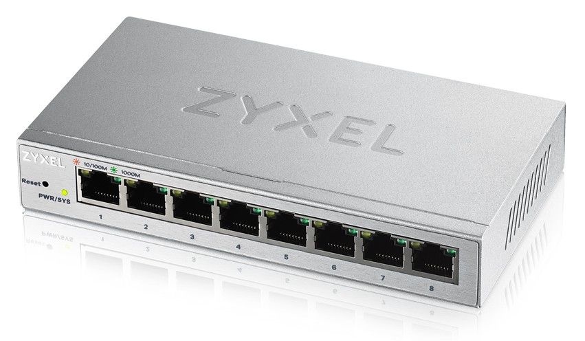 ZYXEL Switch GS1200-8, 8x GE, Metall, managed