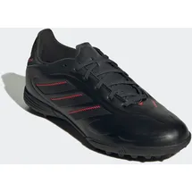 adidas Fußballschuh ADIDAS PERFORMANCE "COPA PURE 3 LEAGUE KIDS TF", Mädchen, Gr. 36, schwarz (core schwarz, carbon, lucid rot), Synthetik, Schuhe