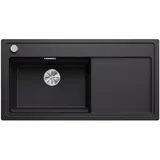 Blanco Zenar XL 6 S links Einbau von Oben silgranit schwarz Handbetätigung 1000 x 510 mm