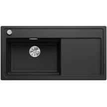 Blanco Zenar XL 6 S links Einbau von Oben silgranit schwarz Handbetätigung 1000 x 510 mm