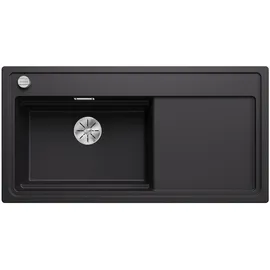 Blanco Zenar XL 6 S links Einbau von Oben silgranit schwarz Handbetätigung 1000 x 510 mm