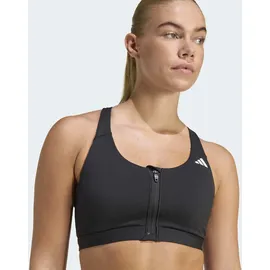 adidas Optime Essentials Workout Zip-Front Medium Support Black L