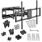 Maclean Brackets Maclean Pivoting TV handle up to 120" MC-482 (Wand, 120", 120 kg), TV Wandhalterung, Schwarz