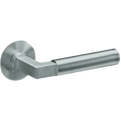 Karcher Türgriff-Garnitur Tasmania EPL31 Edelstahl matt Türklinke, Profilzylinder
