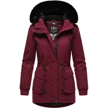 Navahoo Damen Sportlicher Wintermantel Baumwoll-Parka mit Kapuze Olessaa