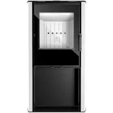 Hitze LUPO S-W Stahl Schwarz/Abdeckplatte Weiß