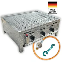 K + F Metalltechnik GmbH & Co. KG Gastrobräter 3-flammig silber