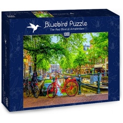 Bluebird 70211 Puzzle 1000 pcs. The Red Bike in Amsterdam (1000 Teile)