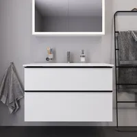 Duravit D-Neo Waschtischunterschrank, 2 Auszüge, DE43630BD180000, DE436301818