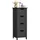 VASAGLE Badezimmerschrank mit 4 Schubladen 30 x 30 x 82 cm tintenschwarz