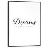 Reinders! Reinders Wandbild 30 x 40 cm Dreams Come True Holz Weiß