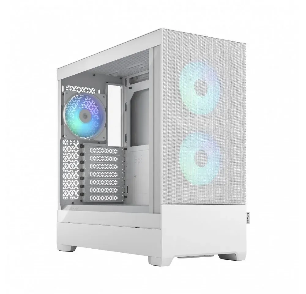 Fractal Design Fractal Design Pop Air RGB White ATX Gaming Gehäuse Computer-Kabel, RGB-Beleuchtung mit Controller integriert weiß