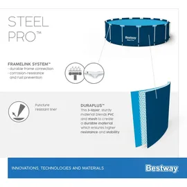 BESTWAY Pool Steel Pro 305 x 76 cm 93788