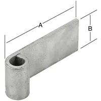 Vormann Anschweißband L 100mm,H 45mm,S 6mm zum Anschweißen Eisen