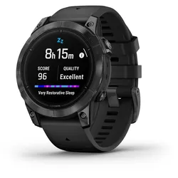 Smartwatch GARMIN "EPIX PRO (GEN 2) 47MM", grau (dunkelgrau), Smartwatches