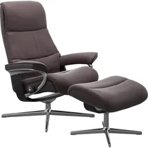 Stressless Stressless® »View«, mit Cross Base, Größe S, M & L, Holzakzent Schwarz