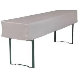 TexDeko Biertischhusse 3/8 220 x 70 x 30 cm Grau