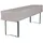 TexDeko Biertischhusse 3/8 220 x 70 x 30 cm Grau